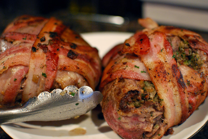 Valentine’s Day, Round 2 Stuffed Braised Veal Heart One Hundred Eggs