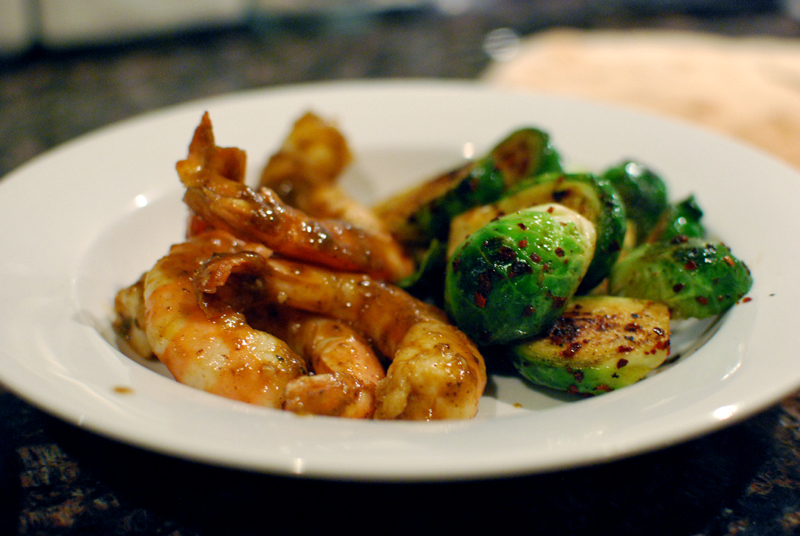 shrimp 'n' sprouts